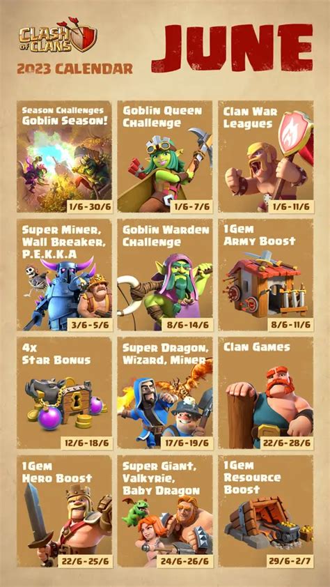 clash of clans leaks|[Clash Of Leaks] June 2024 Calendar 